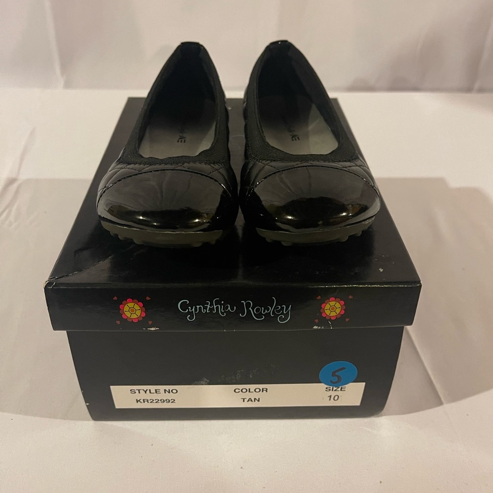 American Eagle Toddler Quilted Black Stretch Flat Size 10.5M